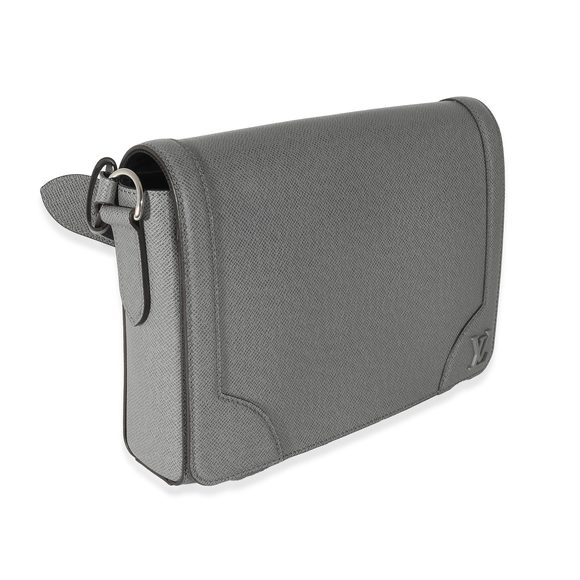 Louis Vuitton Gray Taiga Leather New Flap Messenger - Picture 3 of 9